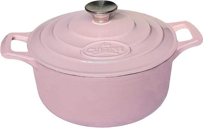 La Cuisine Enameled Cast Iron Dutch Oven Casserole Dish Pot - Image 2