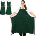 2 Pcs Plus Size Chef Apron, Unisex Professional Apron by FunChaos