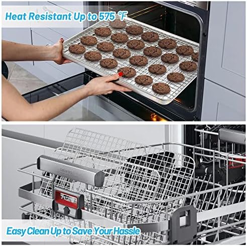TeamFar Cooling Rack, Stainless Steel Baking Rack for Oven