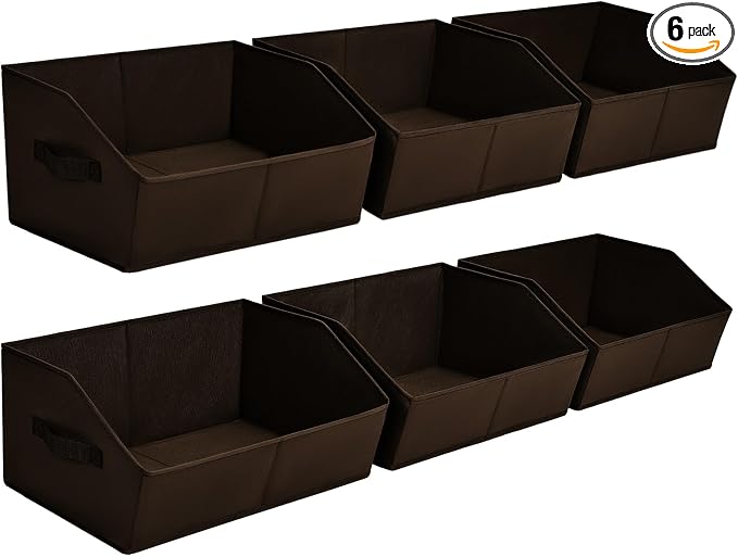 Homsorout Trapezoid Closet Storage Bins by Homsorout