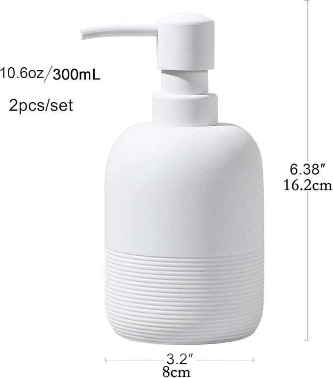 GalDal White Soap Lotion Dispenser - Image 5