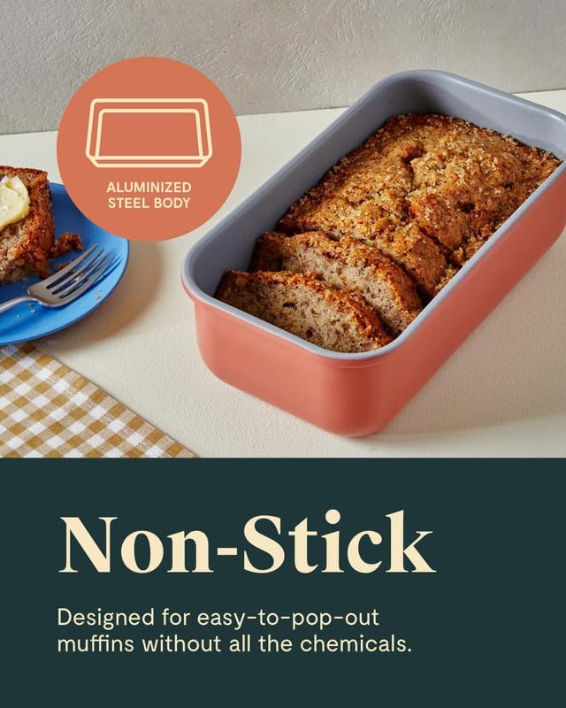 Caraway Non-Stick Ceramic-Coated 1 lb Loaf Pan