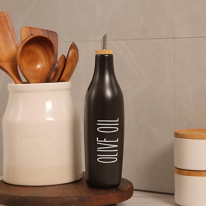 HOMCDALY Ceramic Olive Oil Dispenser - Image 2