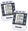 Digital Kitchen Timers for Cooking Triple Timer Count UP/Down Dual Timer Large by Samshowmakesyourkitchentechnologicalmodernandadvanced