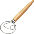 Danish Dough Whisk Stainless Steel Hook Dutch Bread Mixer by Agttete
