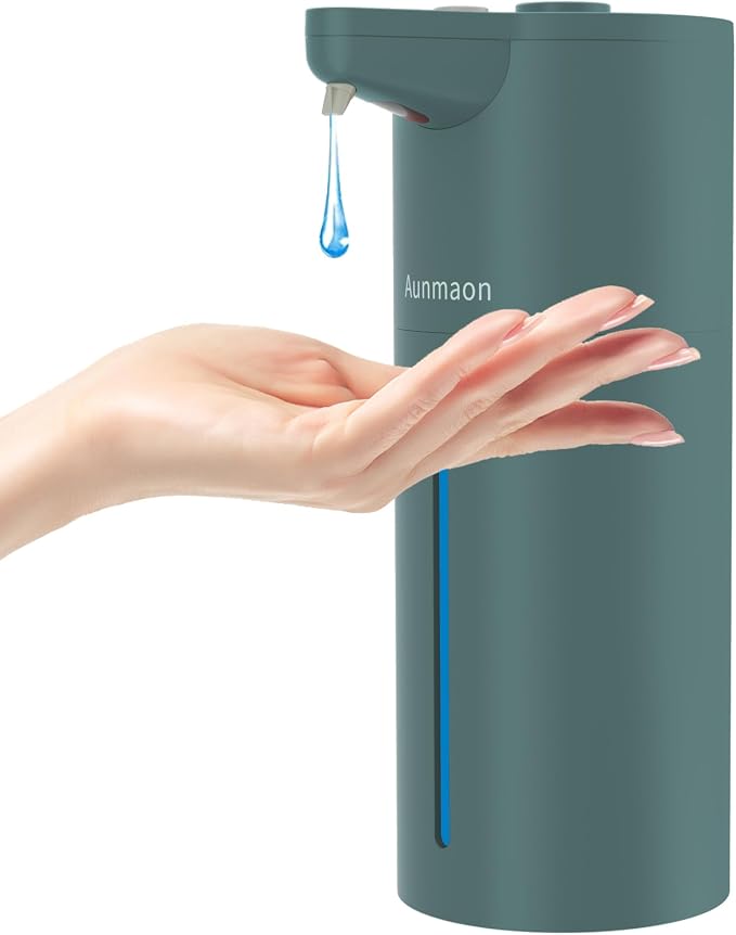 Aunmaon Automatic Soap Dispenser Touchless, Kitchen & Bathroom, Hands-Free by Aunmaon