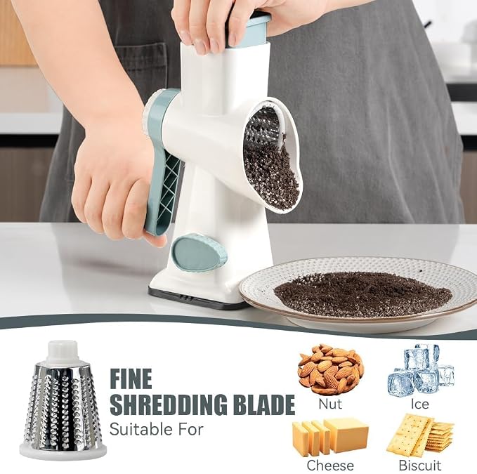 KEOUKE Rotary Cheese Grater Pro 6 in 1 - Image 4