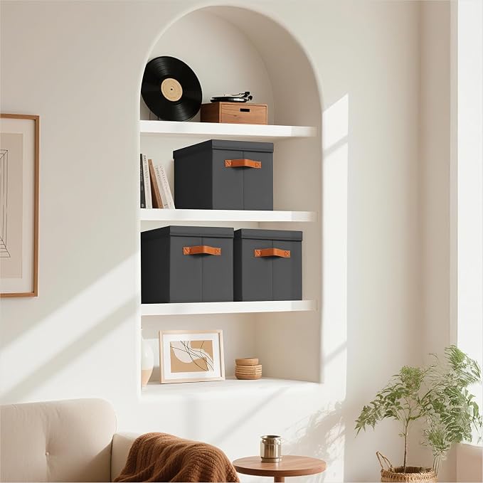 Homsorout Storage Bins with Lids - Image 2
