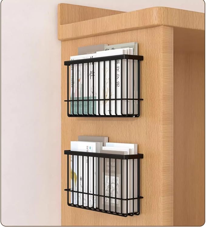 2 Piece Kitchen Cabinet Door Storage Box, Self Adhesive Wall Mounted Storage - Image 9