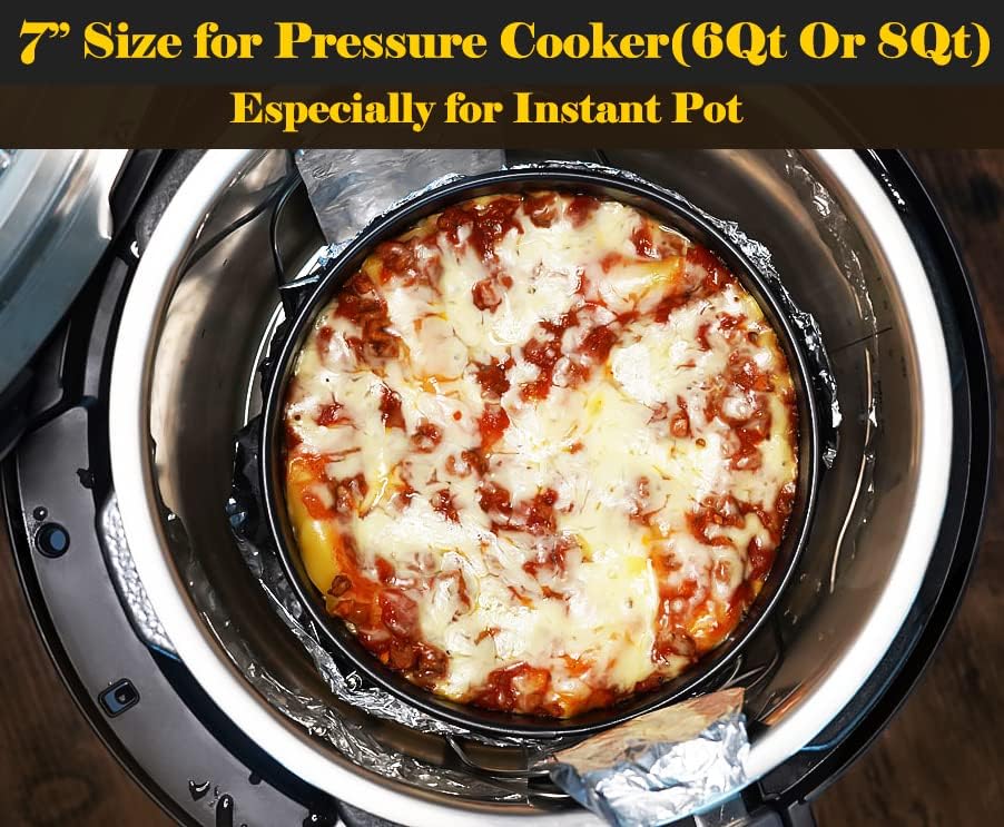 Tellshun 2 Pack Springform Pan 7, 9 Inch Baking Mold Round Leakproof