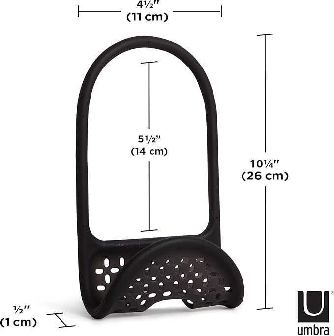 Umbra Sling Sponge Holder for Kitchen Sink – No Suction Cups, Flexible Caddy - Image 3