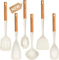 Large Silicone Kitchen Utensils Set, Heat Resistant and BPA Free Silicone by Blithely