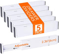 Lifewit 5 Pack 2.36" High Drawer Dividers 28-43.5cm/11-17" Adjustable Drawer by Lifewit