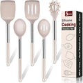 5Pcs Silicone Cooking Utensils Set, Heat Resistant Kitchen Tools Include by Unknown