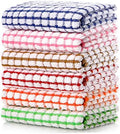 LAZI Kitchen Dish Towels, 16 Inch x 25 Inch Bulk Cotton Kitchen