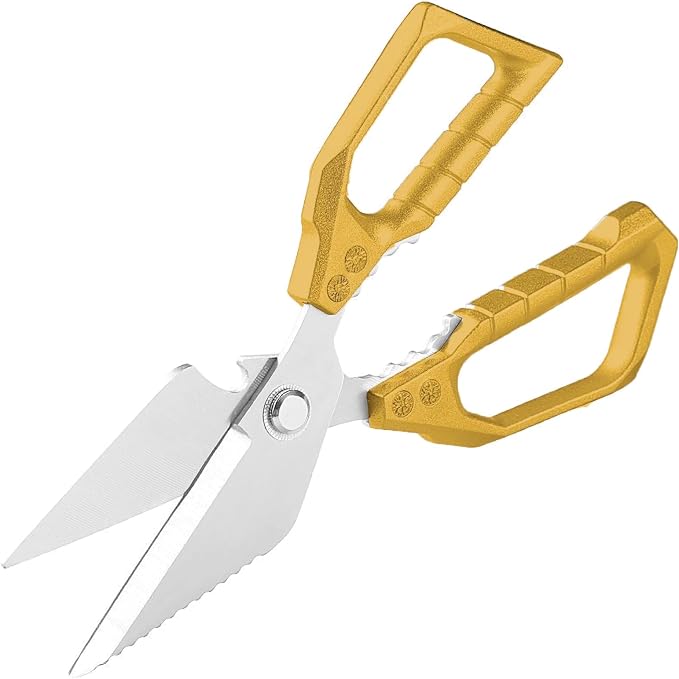 Meat Scissors Heavy Duty Sharp Shears Kitchen Scissors all Purpose, Stainless by Suwtiin