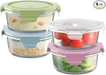 Freshmage 12oz Glass Meal Prep Containers, 1.5 Cup Food Storage Container by Freshmage