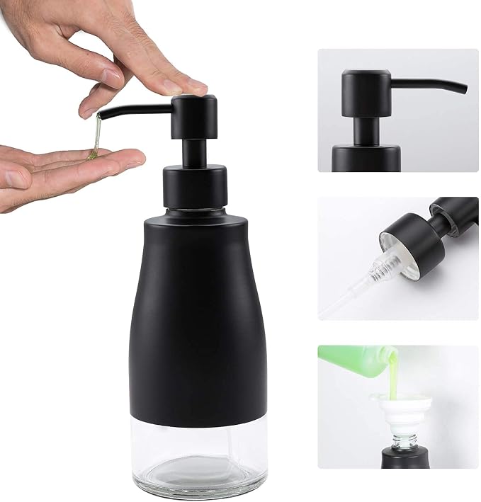 Gaussra Black Soap Dispenser - Image 5