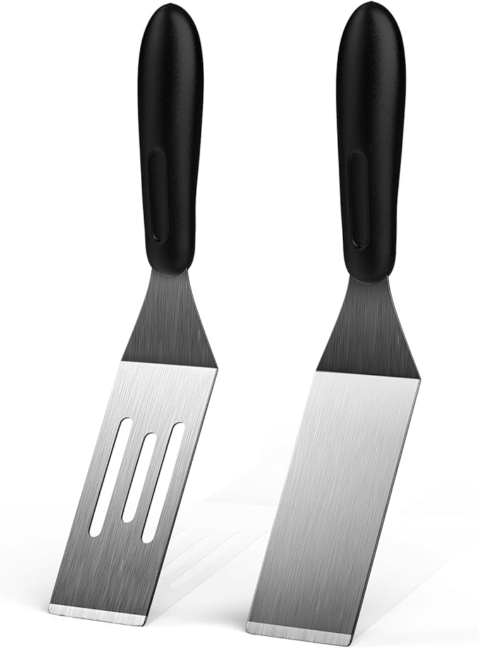 Small Spatula 2 Pieces, Metal Spatulas by HslyT