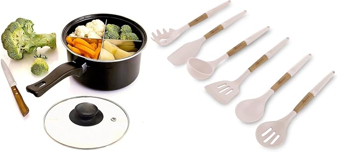 Silicone Cooking Utensils Set 6 Piece – Heat Resistant up to 480°F, BPA Free & - Image 8