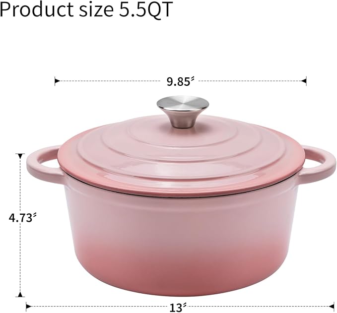 Enameled Cast Iron Dutch Oven - Image 3