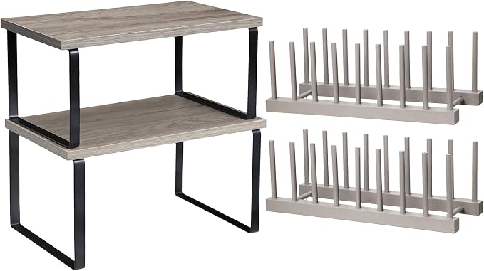 Marsui 4 Pcs Kitchen Organizer Accessories Set Cabinet Organizer Shelf and by Marsui