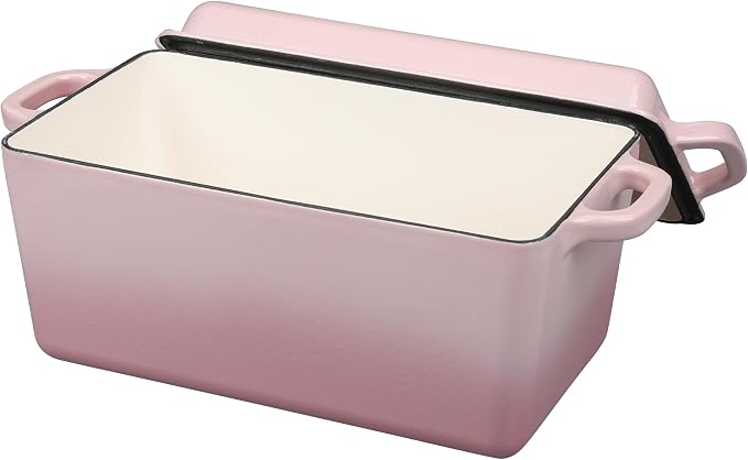 EDGING CASTING Enameled Cast Iron Dutch Oven, Oblong Bread Oven - Image 6