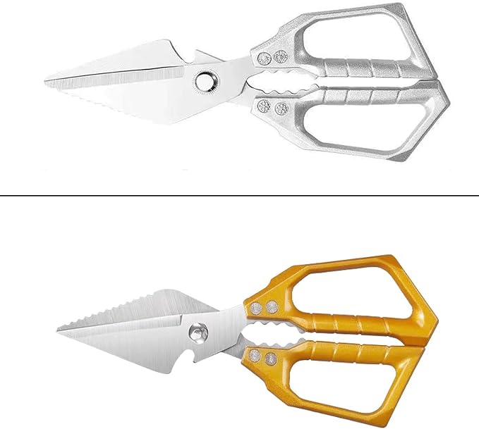 Meat Scissors Heavy Duty Sharp Shears Kitchen Scissors all Purpose, Stainless - Image 6