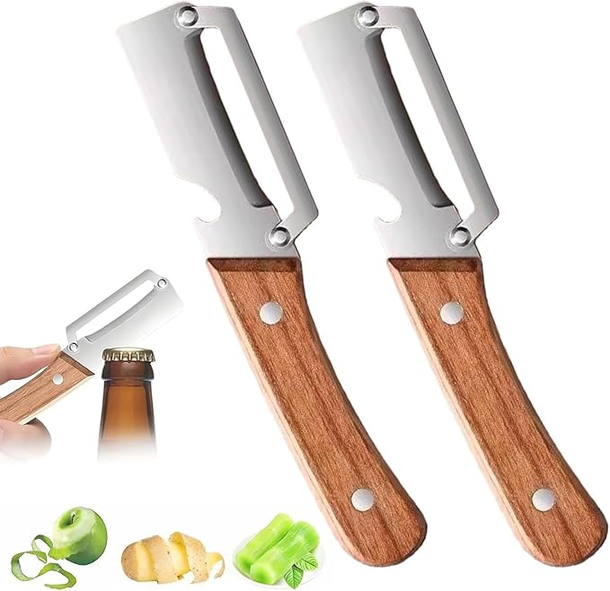 2Pcs Multifunctional Vegetable Peeler by Unknown
