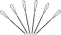 7.2 inch Mini Wire Whisk 6 Pack by Keewah