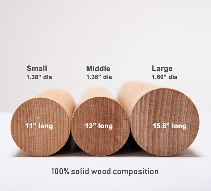 GOBAM Wood Rolling Pin, Extra Large - Image 4