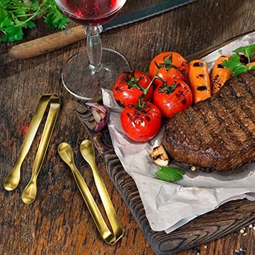 JCREN 12 Pcs Serving Tongs, Small Serving Utensils for Parties