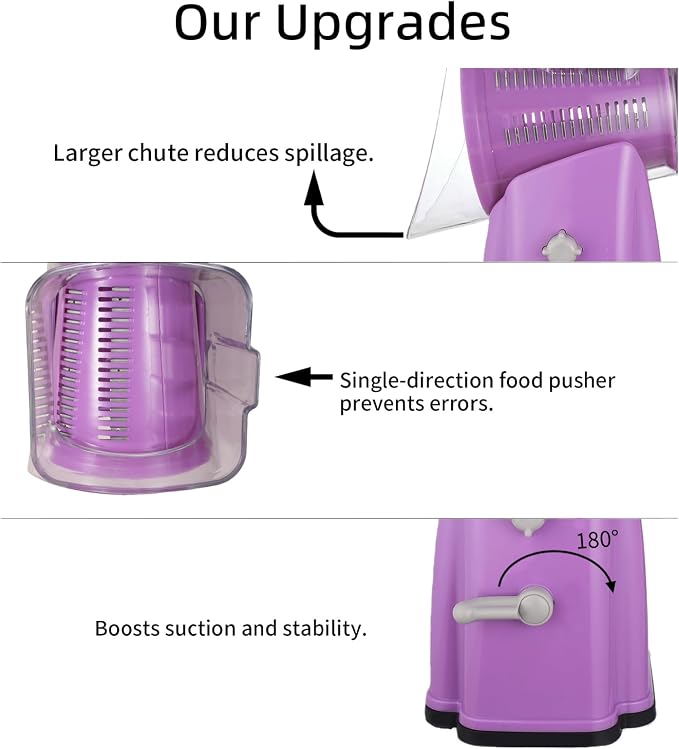 Upgrade Rotary Cheese Grater Shredder - Image 5