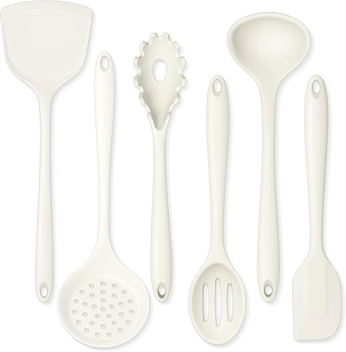 Onader Silicone Cooking Utensils Set, 6 Pieces Kitchen Utensils by Onader