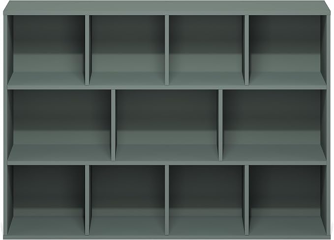 Furinno LUDER Book Shelf, 11-Cube Bookshelf, Reversible Bookcase, 9.4 x 29.1 x - Image 8