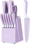 hecef 15 Pieces Kitchen Knife Set by hecef