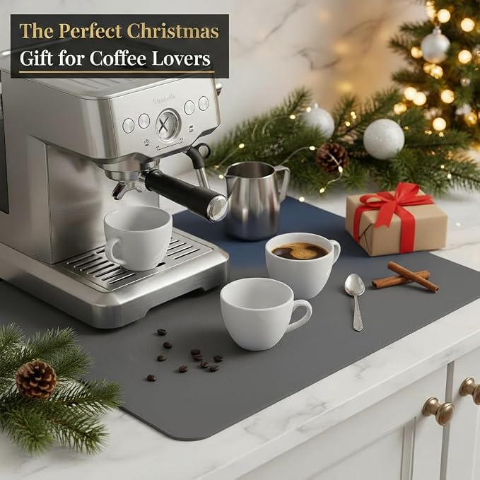 Dish Drying Mat Super Absorbent – 16" x 18" Coffee Mat - Image 8