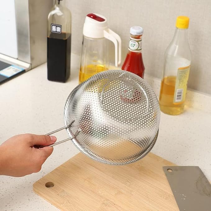 Stainless Steel Basin Colander - Image 8