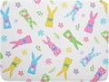 Easter Dish Drying Mat for Kitchen Counter Cute Bunny Floral Holiday Microfiber by Unknown