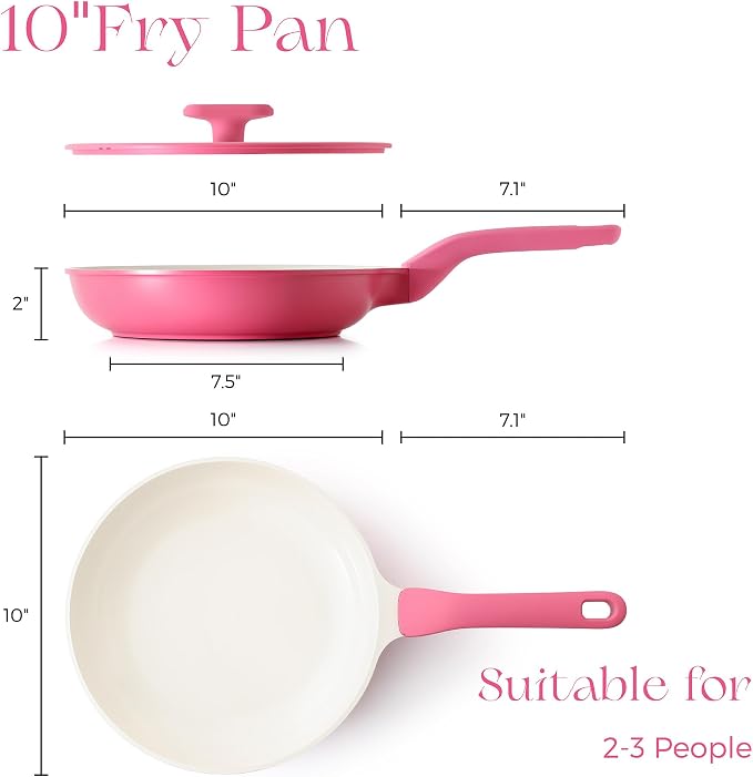PRICUSIS Nonstick Ceramic Frying Pan - Image 9