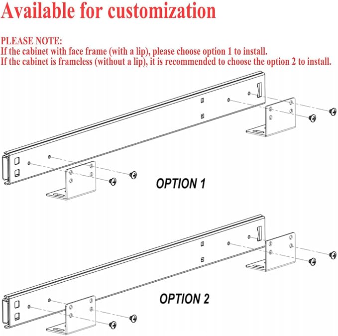OCG Under Sink Cabinet Organizer Two Tier Pull Out Shelf, Under Sink Sliding - Image 3