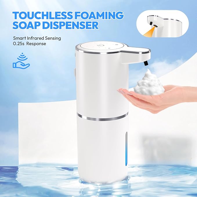 2 Pack Automatic Foaming Soap Dispenser, Touchless Foam Soap Dispenser - Image 7