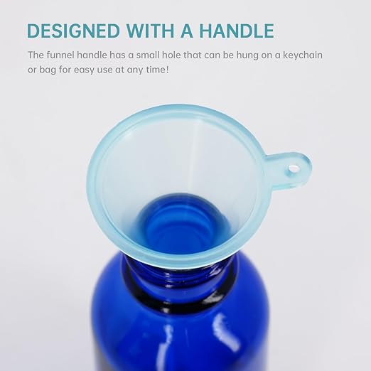 Mini Funnel 4-Pack for Lab Bottles, Sand Art, Essential Oil, Recreational - Image 3