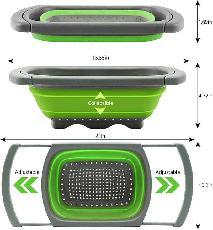 Collapsible Colander Strainer - Image 3