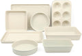Martha Stewart Gallen 10 Piece Baking Pans Ceramic PFA Free Non Toxic Non Stick by MarthaStewart