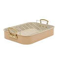 Gibson Home Broxton 2-Piece Nonstick Roaster Pan by GibsonHomewares