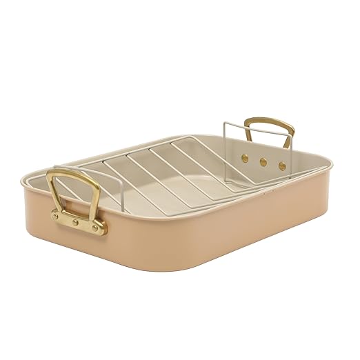 Gibson Home Broxton 2-Piece Nonstick Roaster Pan by GibsonHomewares