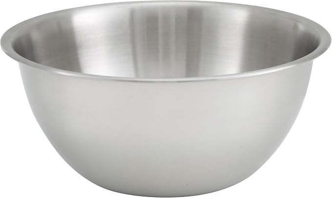 Winco 13 Quart Heavy-Duty Stainless Steel Mixing Bowl by Fonteme