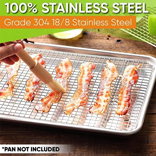 Spring Chef Stainless Steel 10"x15" Cooling Rack & Multifunctional