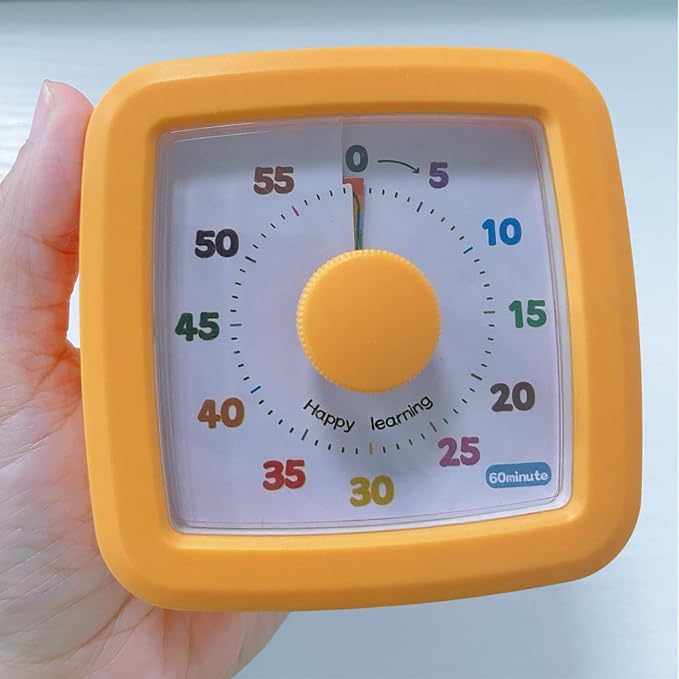 Visual Timer for Kids 60 Minute, Rainbow Countdown Clock - Image 8